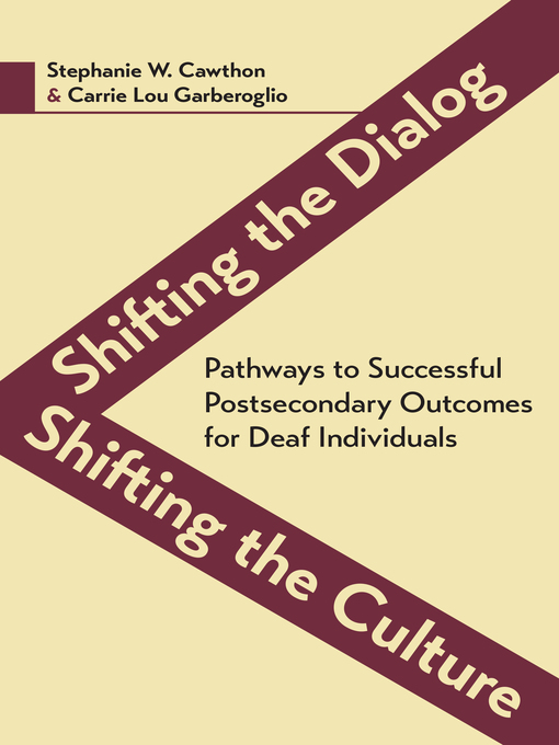 Title details for Shifting the Dialog, Shifting the Culture by Stephanie W. Cawthon - Available